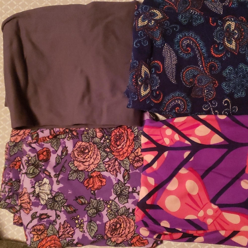 4 pairs Tween LuLaRoe leggings